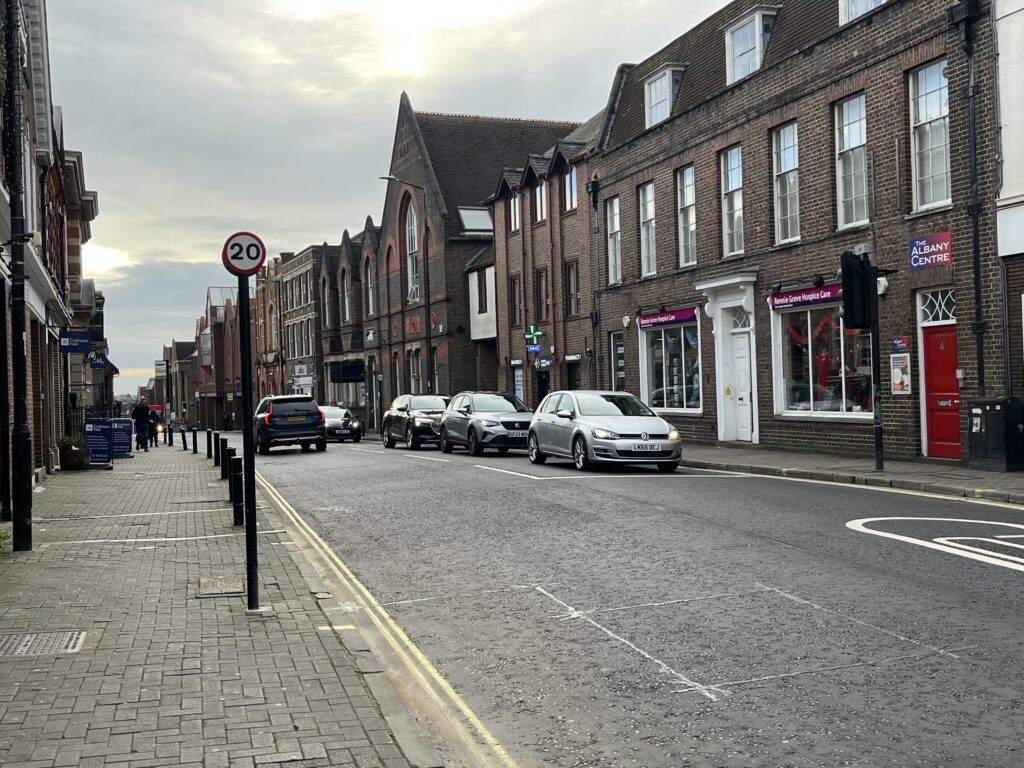 Could a busgate be introduced at the junction of Victoria Street and St Peter's Street?