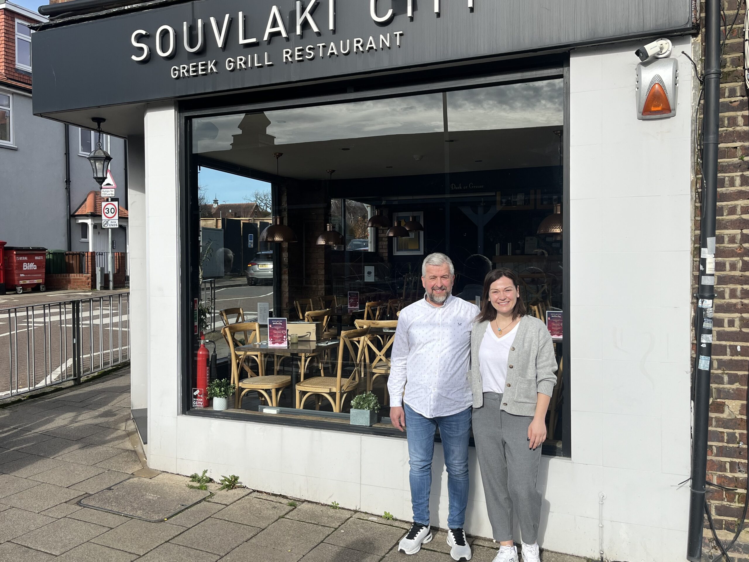 Giorgo and Maria Nasso of Souvlaki City.