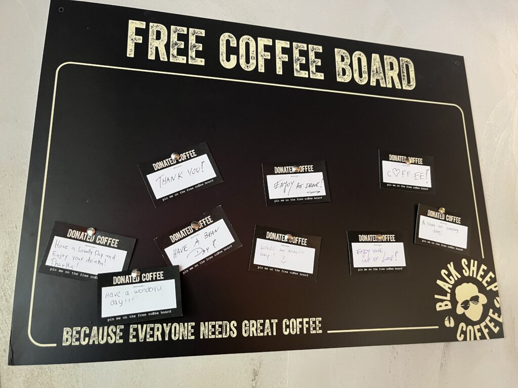 Black Sheep Coffee in St Peter's Street, St Albans.