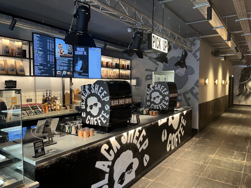 Black Sheep Coffee in St Peter's Street, St Albans.
