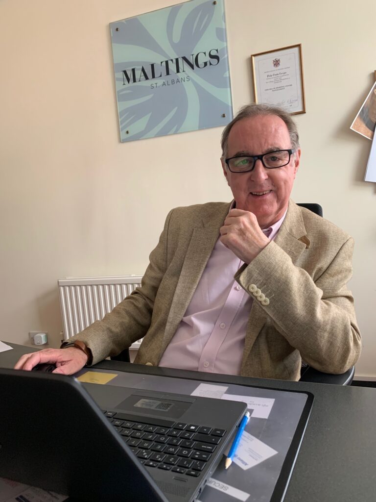 Phil Corrigan retires as manager of The Maltings Shopping Centre today (Friday).