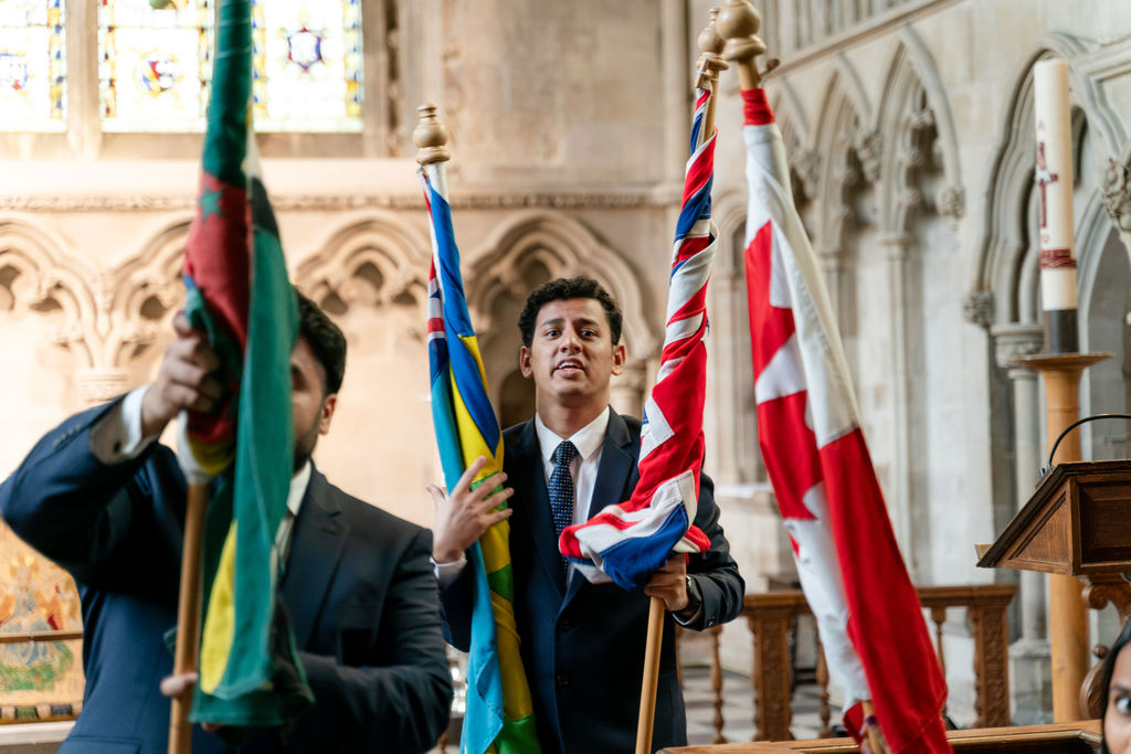 Celebrating the 75th anniversary of the Commonwealth at St Albans Cathedral. Photo: Stephanie Belton