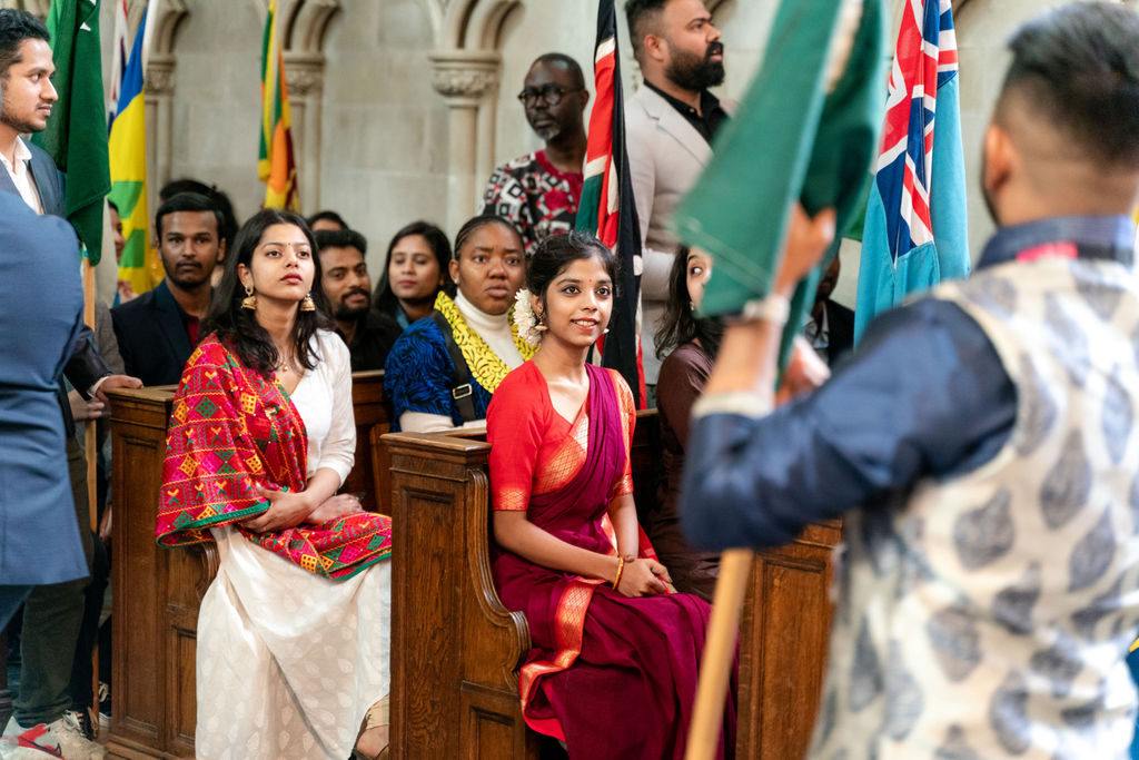 Celebrating the 75th anniversary of the Commonwealth at St Albans Cathedral. Photo: Stephanie Belton