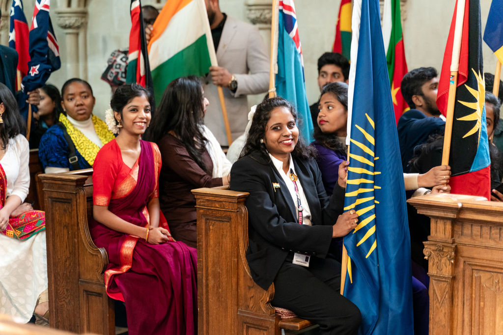 Celebrating the 75th anniversary of the Commonwealth at St Albans Cathedral. Photo: Stephanie Belton