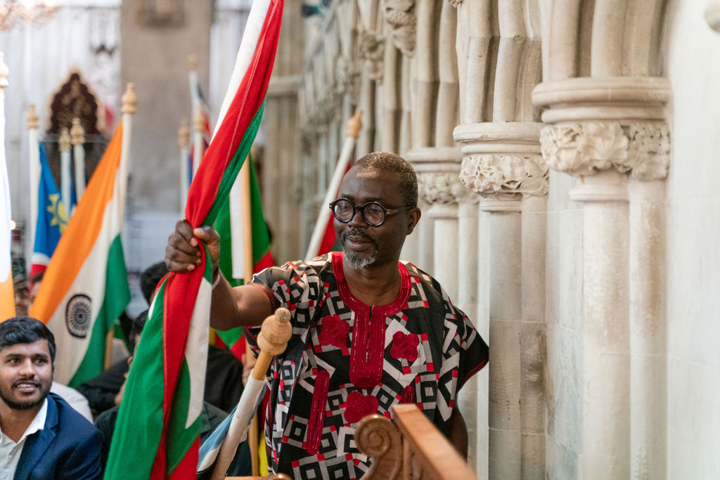 Celebrating the 75th anniversary of the Commonwealth at St Albans Cathedral. Photo: Stephanie Belton