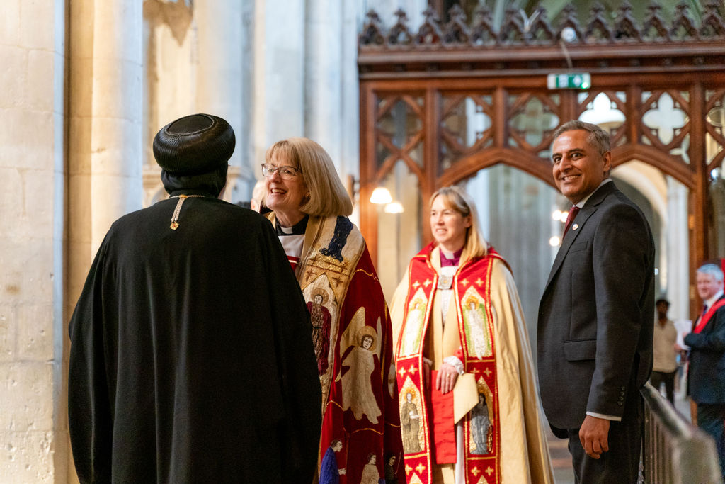 Celebrating the 75th anniversary of the Commonwealth at St Albans Cathedral. Photo: Stephanie Belton