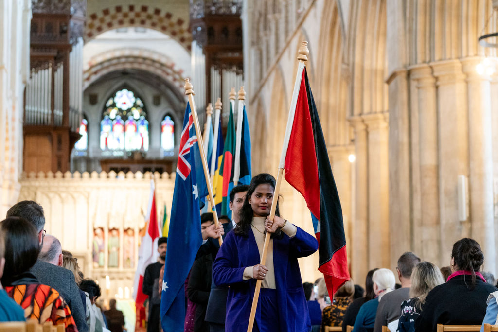 Celebrating the 75th anniversary of the Commonwealth at St Albans Cathedral. Photo: Stephanie Belton
