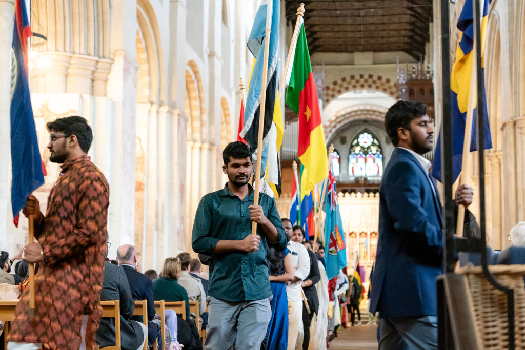 Celebrating the 75th anniversary of the Commonwealth at St Albans Cathedral. Photo: Stephanie Belton