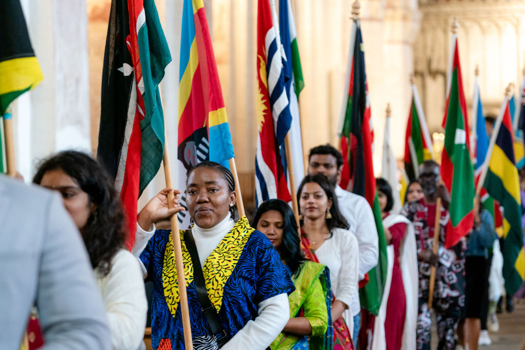 Celebrating the 75th anniversary of the Commonwealth at St Albans Cathedral. Photo: Stephanie Belton