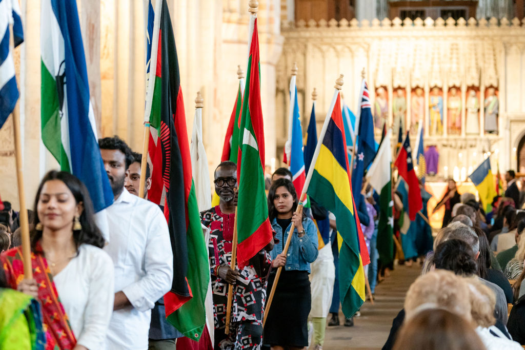Celebrating the 75th anniversary of the Commonwealth at St Albans Cathedral. Photo: Stephanie Belton