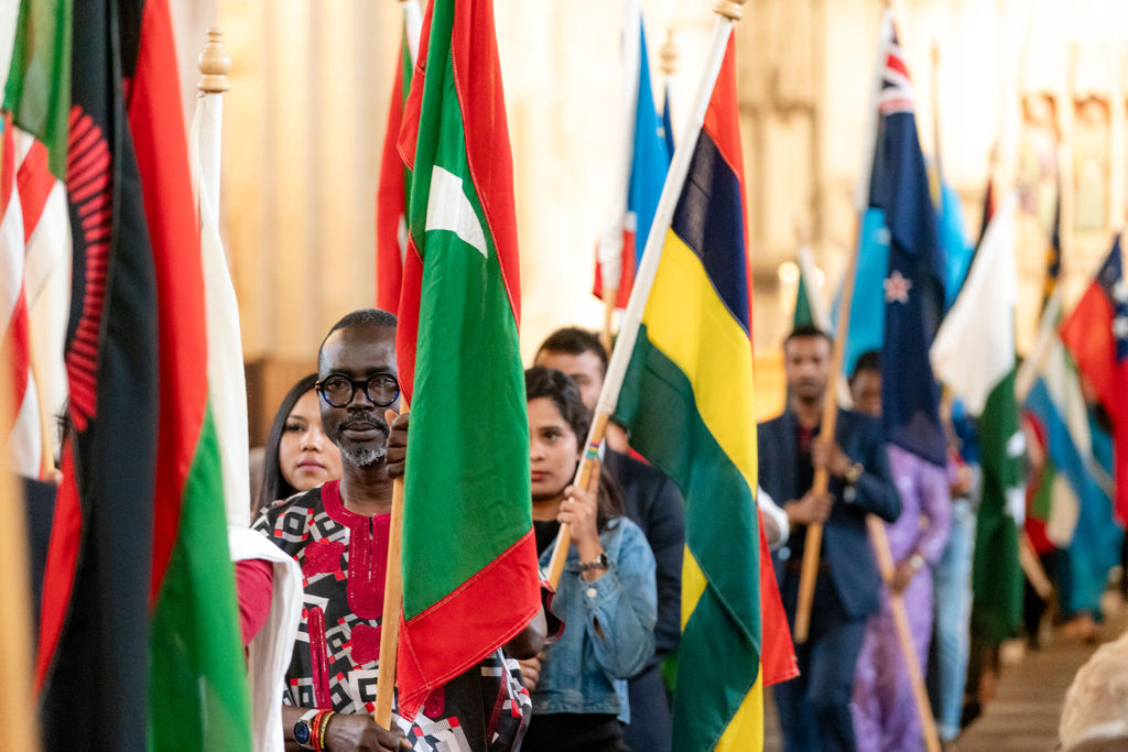 Celebrating the 75th anniversary of the Commonwealth at St Albans Cathedral. Photo: Stephanie Belton
