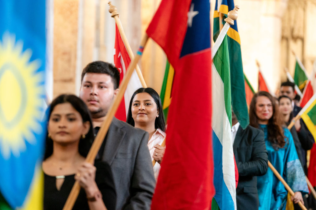 Celebrating the 75th anniversary of the Commonwealth at St Albans Cathedral. Photo: Stephanie Belton