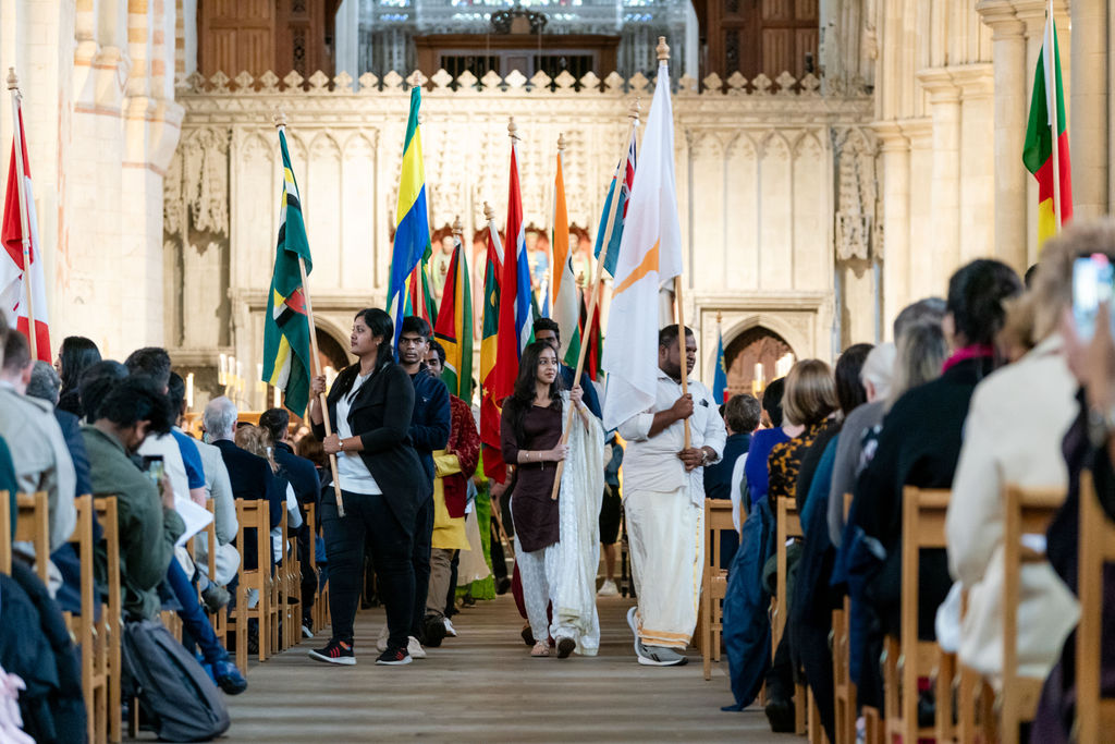 Celebrating the 75th anniversary of the Commonwealth at St Albans Cathedral. Photo: Stephanie Belton