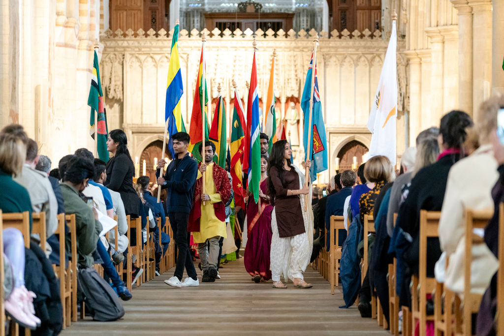 Celebrating the 75th anniversary of the Commonwealth at St Albans Cathedral. Photo: Stephanie Belton