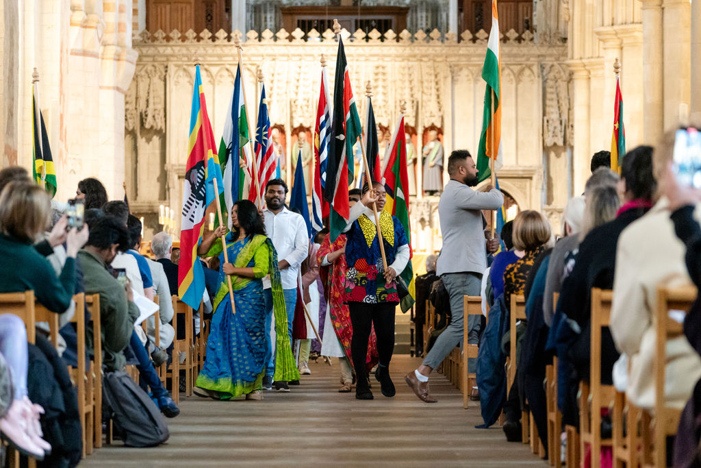 Celebrating the 75th anniversary of the Commonwealth at St Albans Cathedral. Photo: Stephanie Belton