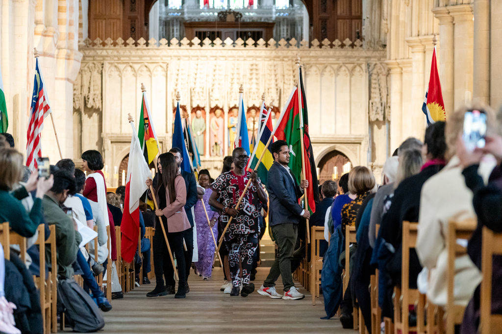 Celebrating the 75th anniversary of the Commonwealth at St Albans Cathedral. Photo: Stephanie Belton