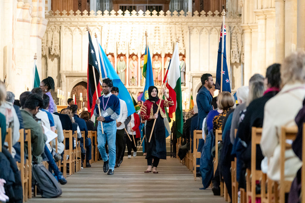 Celebrating the 75th anniversary of the Commonwealth at St Albans Cathedral. Photo: Stephanie Belton