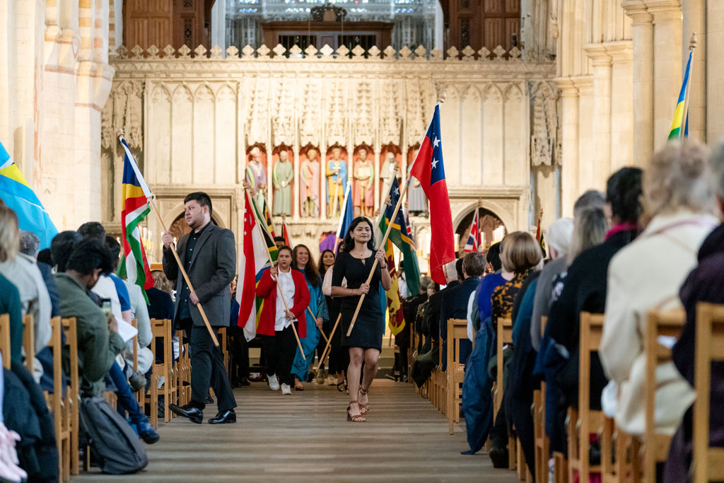 Celebrating the 75th anniversary of the Commonwealth at St Albans Cathedral. Photo: Stephanie Belton