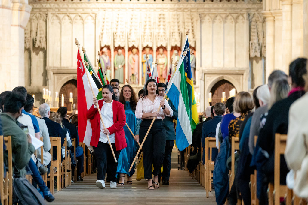 Celebrating the 75th anniversary of the Commonwealth at St Albans Cathedral. Photo: Stephanie Belton