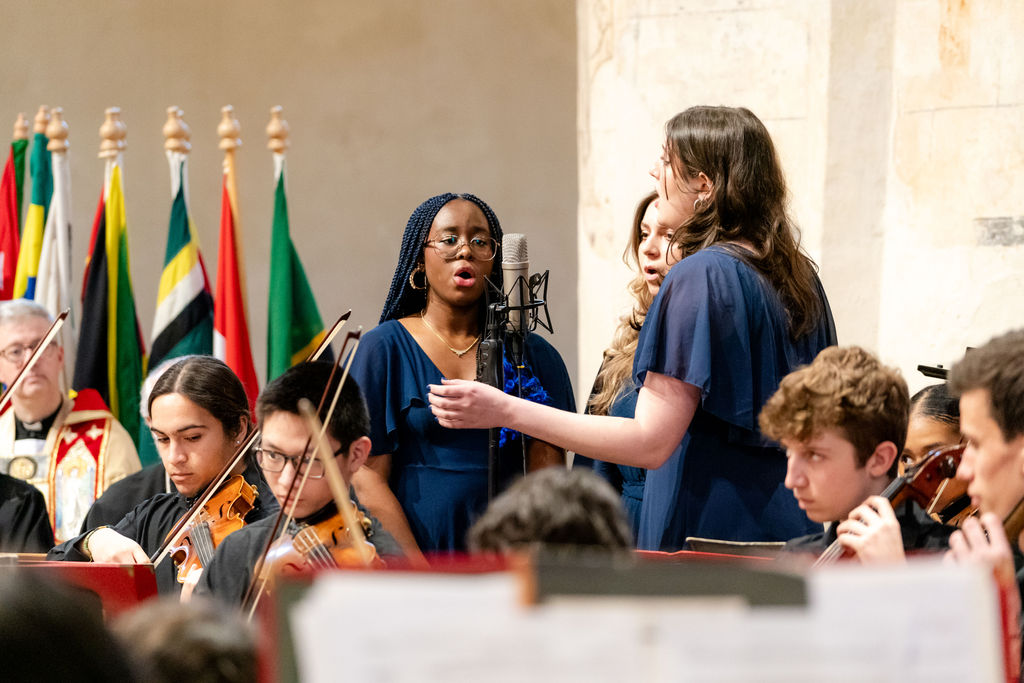 Celebrating the 75th anniversary of the Commonwealth at St Albans Cathedral. Photo: Stephanie Belton