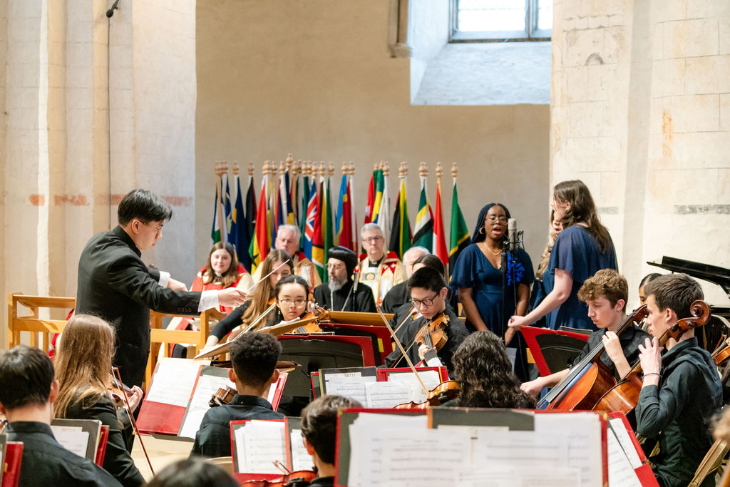 Celebrating the 75th anniversary of the Commonwealth at St Albans Cathedral. Photo: Stephanie Belton