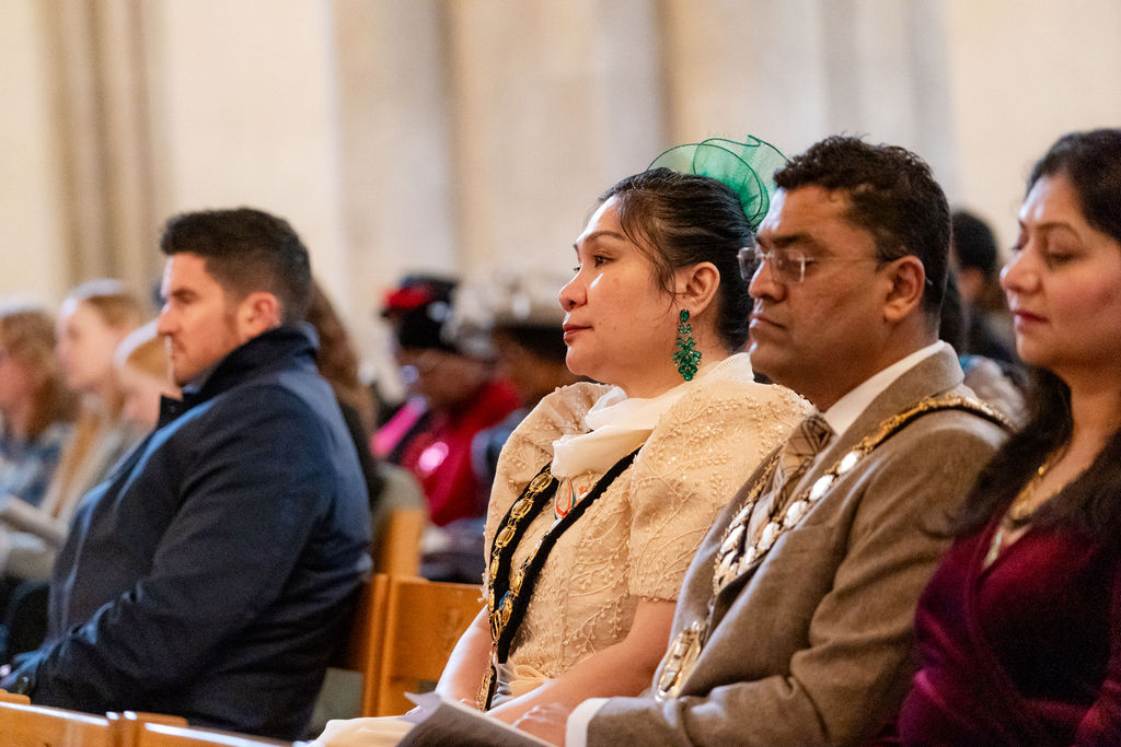 Celebrating the 75th anniversary of the Commonwealth at St Albans Cathedral. Photo: Stephanie Belton