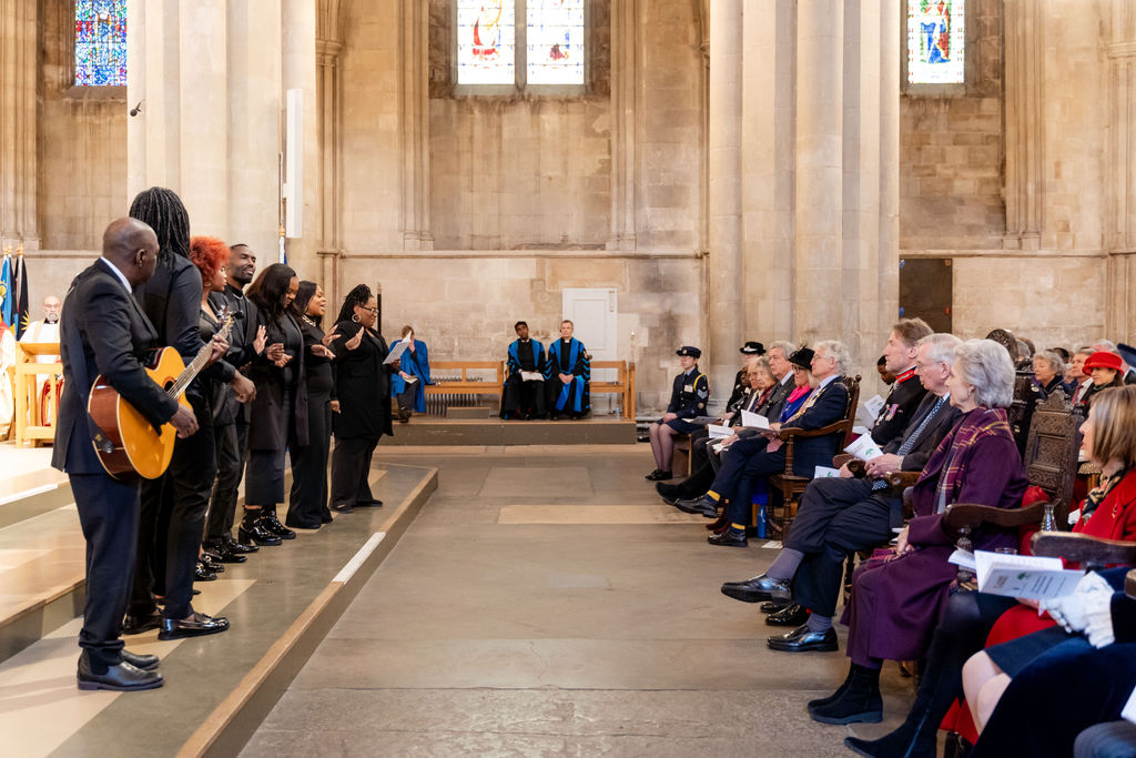 Celebrating the 75th anniversary of the Commonwealth at St Albans Cathedral. Photo: Stephanie Belton