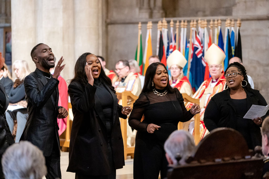 Celebrating the 75th anniversary of the Commonwealth at St Albans Cathedral. Photo: Stephanie Belton