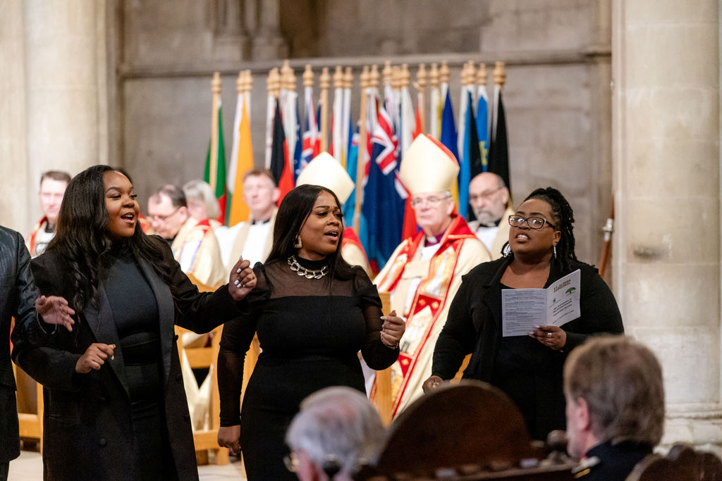 Celebrating the 75th anniversary of the Commonwealth at St Albans Cathedral. Photo: Stephanie Belton