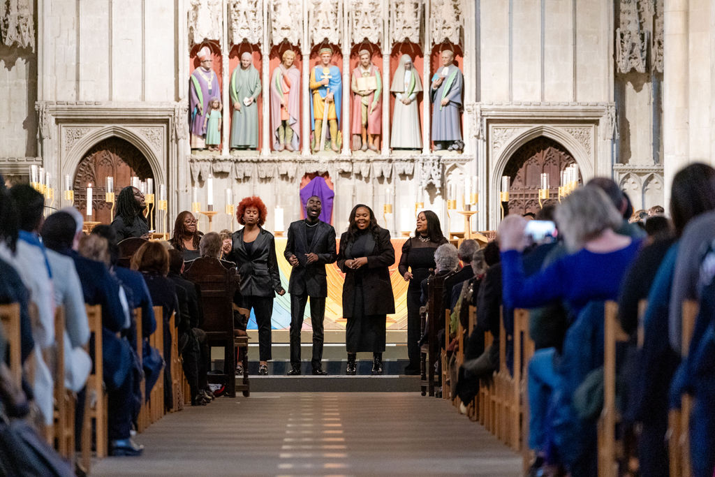Celebrating the 75th anniversary of the Commonwealth at St Albans Cathedral. Photo: Stephanie Belton