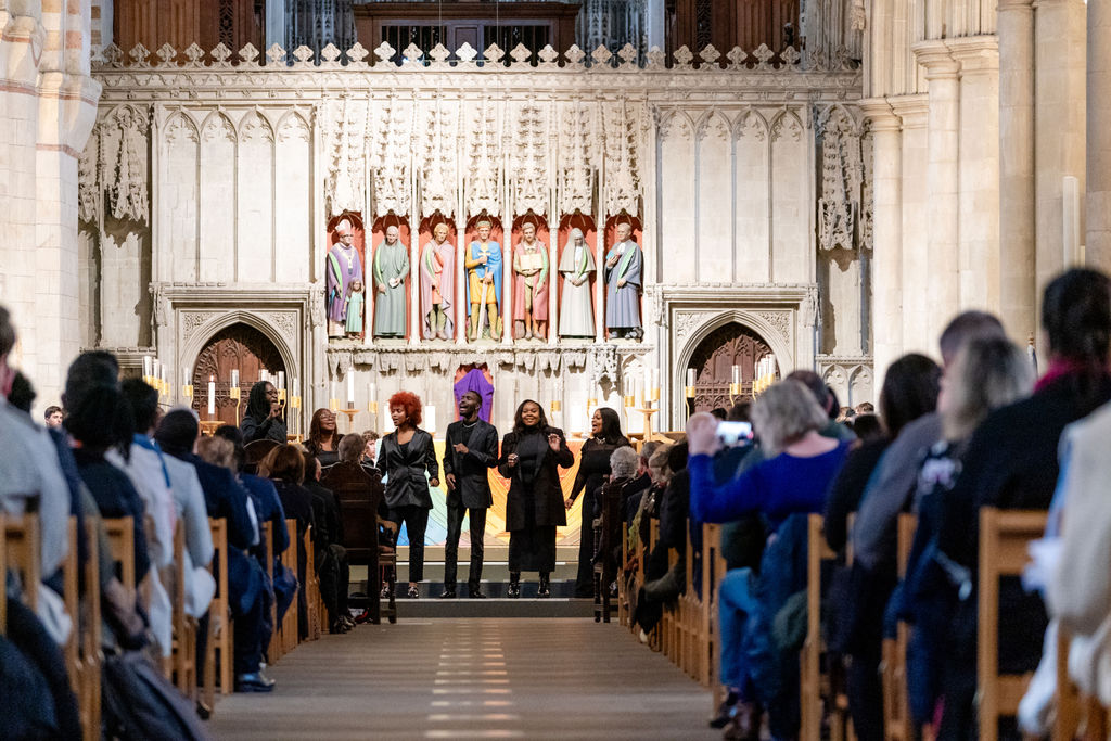 Celebrating the 75th anniversary of the Commonwealth at St Albans Cathedral. Photo: Stephanie Belton