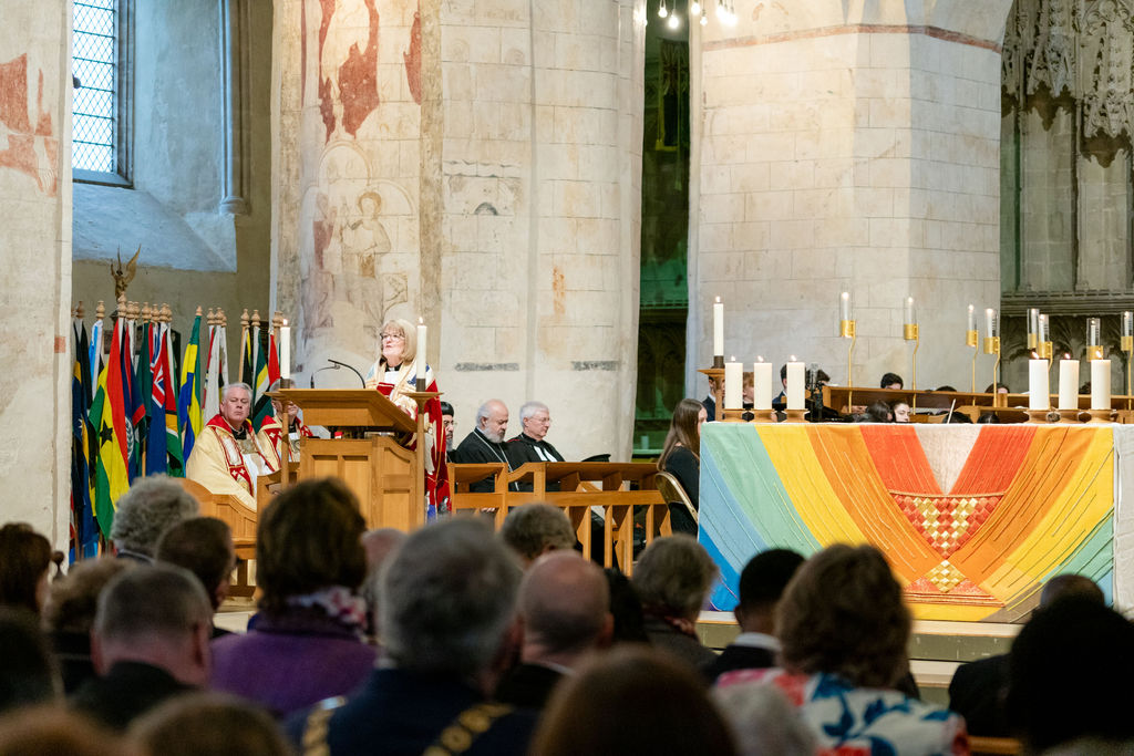 Celebrating the 75th anniversary of the Commonwealth at St Albans Cathedral. Photo: Stephanie Belton