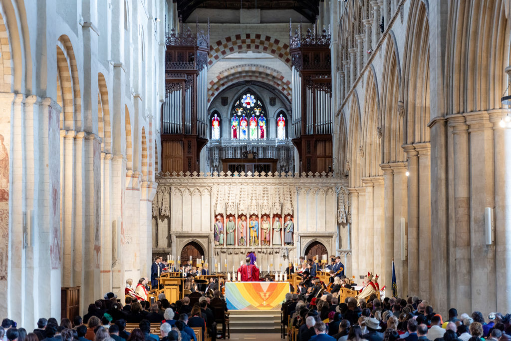 Celebrating the 75th anniversary of the Commonwealth at St Albans Cathedral. Photo: Stephanie Belton