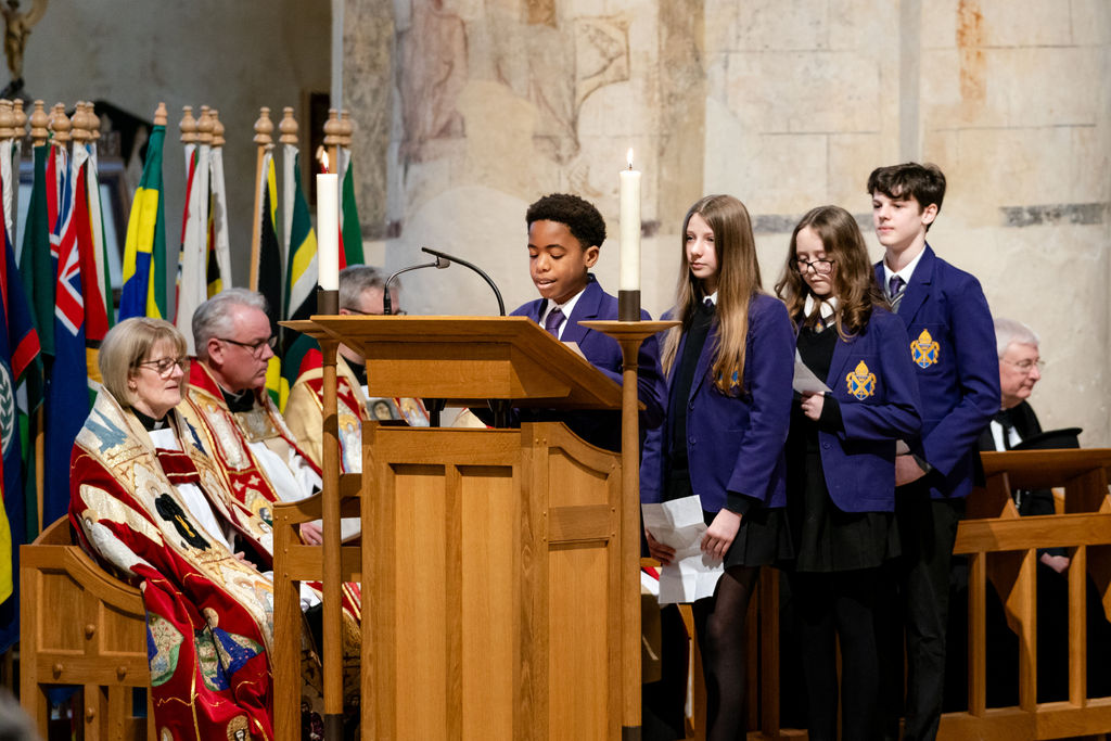 Celebrating the 75th anniversary of the Commonwealth at St Albans Cathedral. Photo: Stephanie Belton