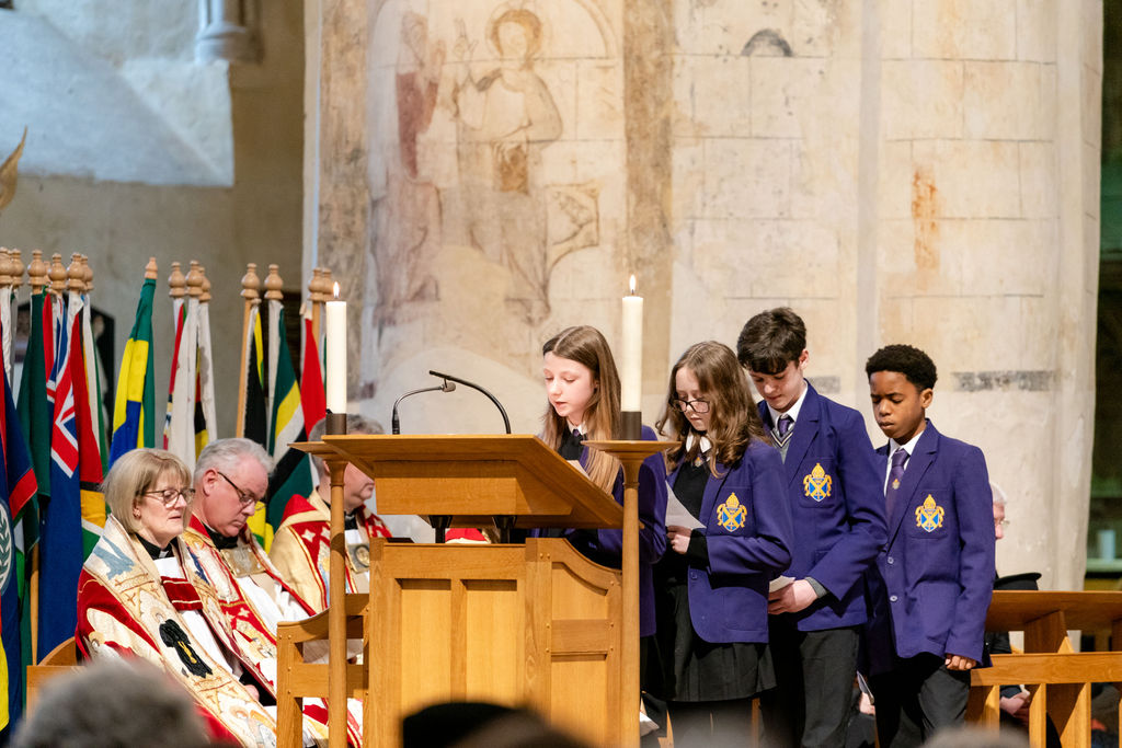 Celebrating the 75th anniversary of the Commonwealth at St Albans Cathedral. Photo: Stephanie Belton