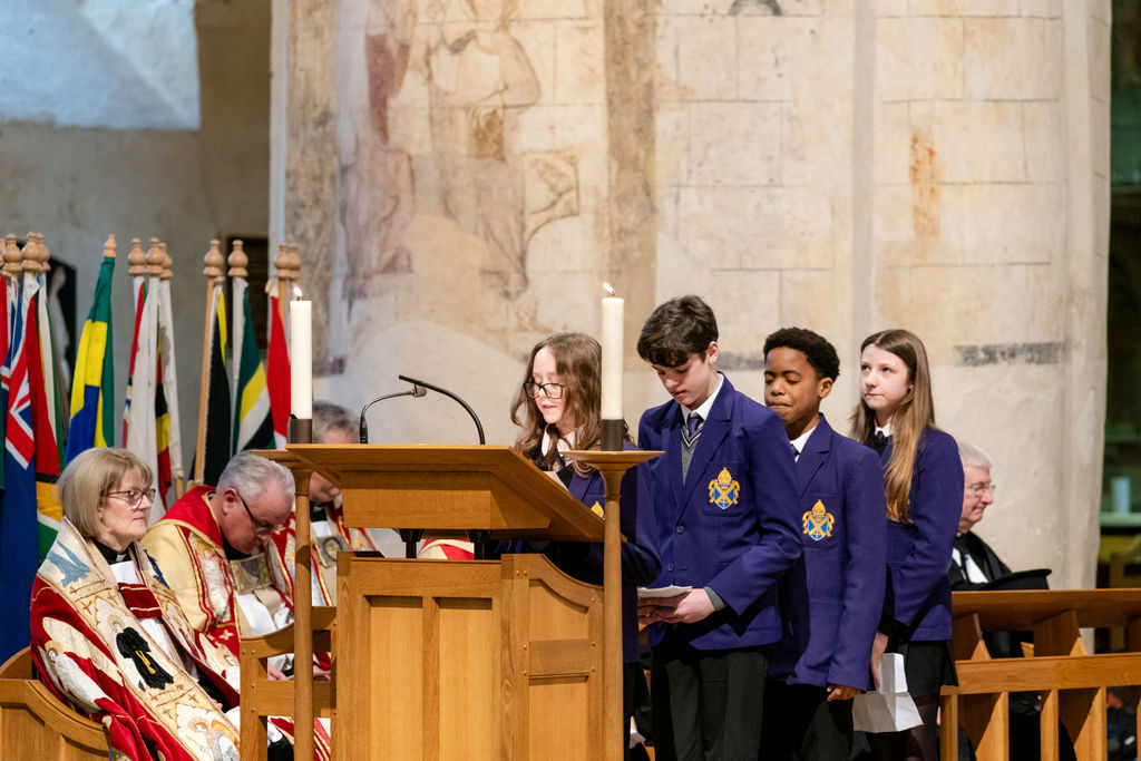 Celebrating the 75th anniversary of the Commonwealth at St Albans Cathedral. Photo: Stephanie Belton