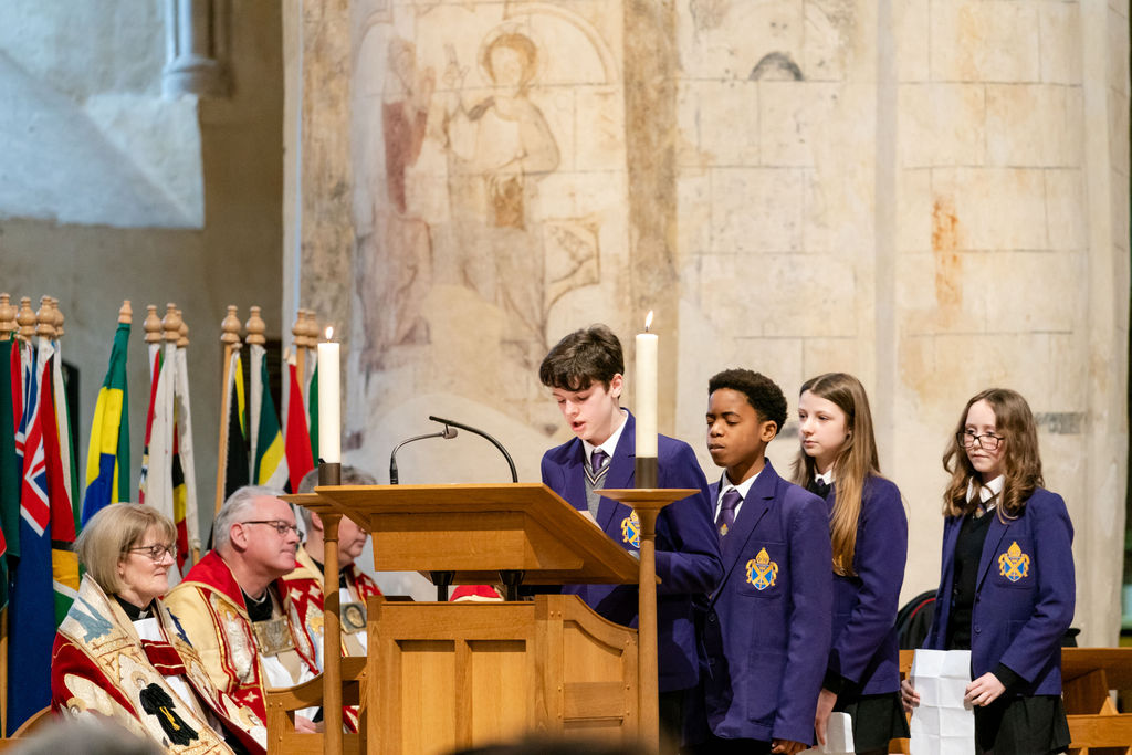 Celebrating the 75th anniversary of the Commonwealth at St Albans Cathedral. Photo: Stephanie Belton