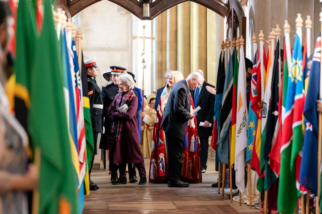 Celebrating the 75th anniversary of the Commonwealth at St Albans Cathedral. Photo: Stephanie Belton
