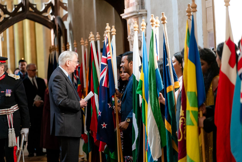 Celebrating the 75th anniversary of the Commonwealth at St Albans Cathedral. Photo: Stephanie Belton