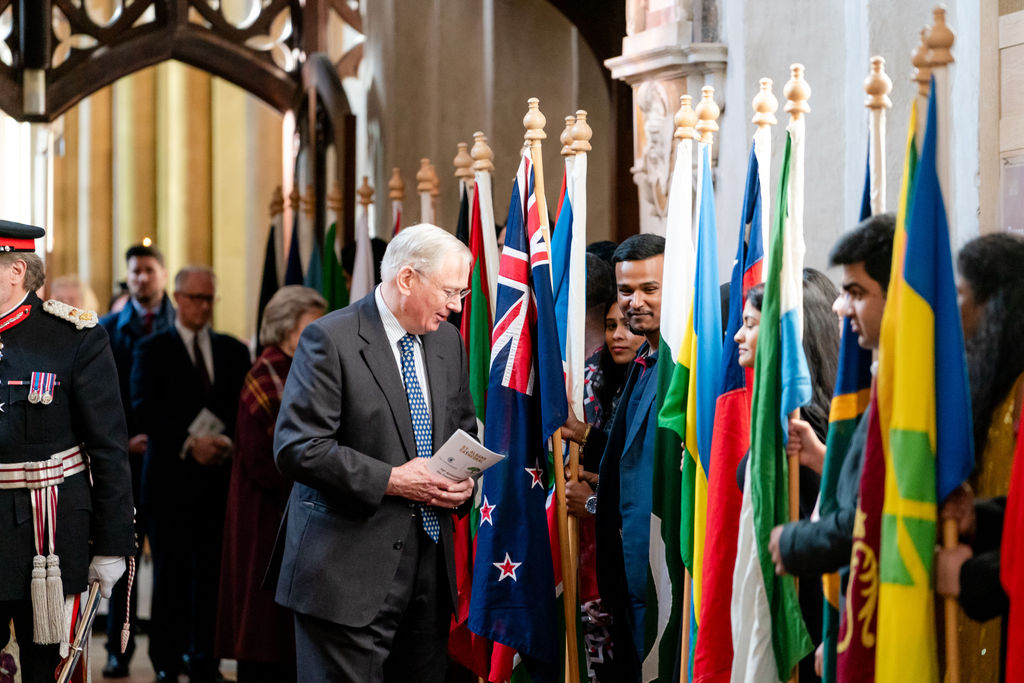 Celebrating the 75th anniversary of the Commonwealth at St Albans Cathedral. Photo: Stephanie Belton