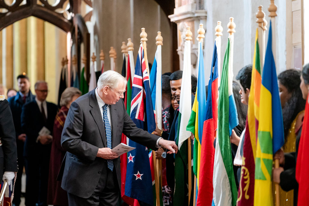 Celebrating the 75th anniversary of the Commonwealth at St Albans Cathedral. Photo: Stephanie Belton