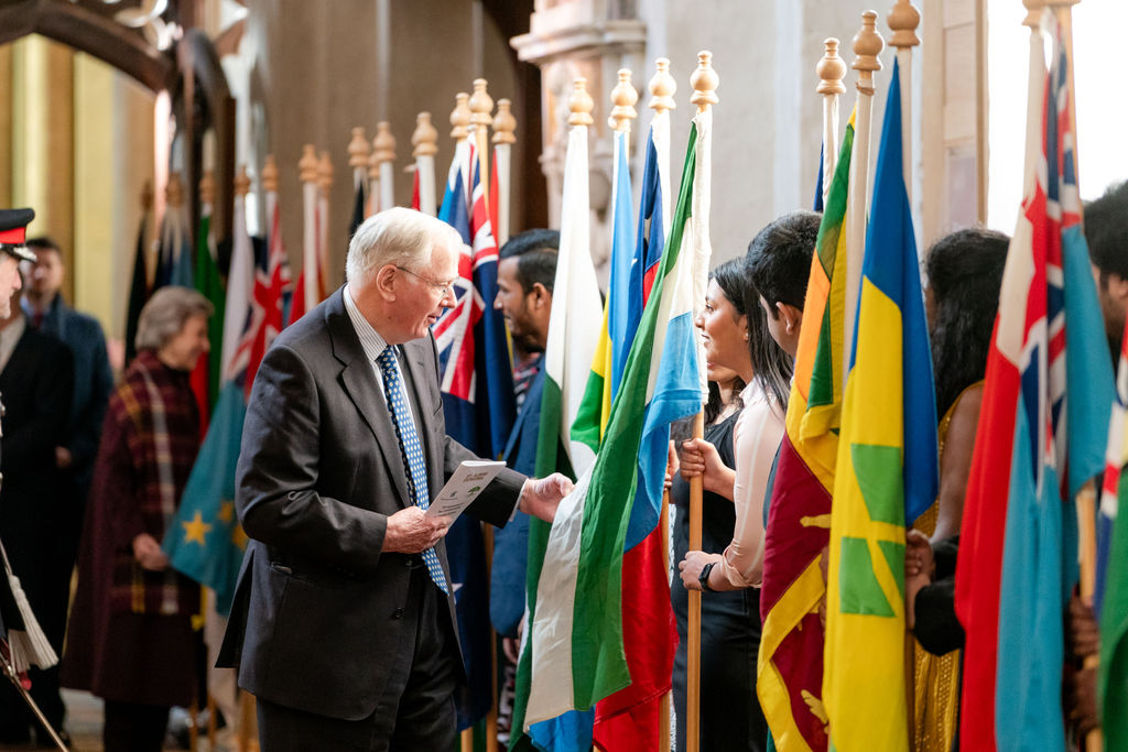 Celebrating the 75th anniversary of the Commonwealth at St Albans Cathedral. Photo: Stephanie Belton
