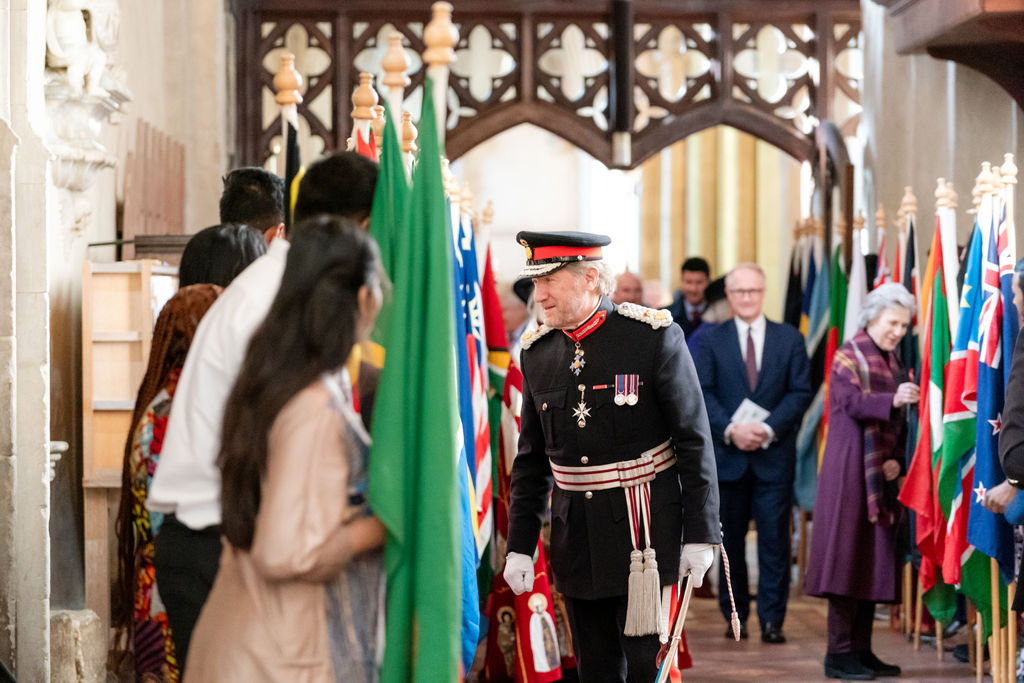 Celebrating the 75th anniversary of the Commonwealth at St Albans Cathedral. Photo: Stephanie Belton