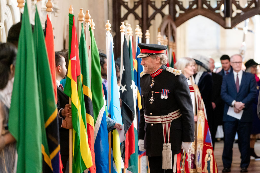 Celebrating the 75th anniversary of the Commonwealth at St Albans Cathedral. Photo: Stephanie Belton