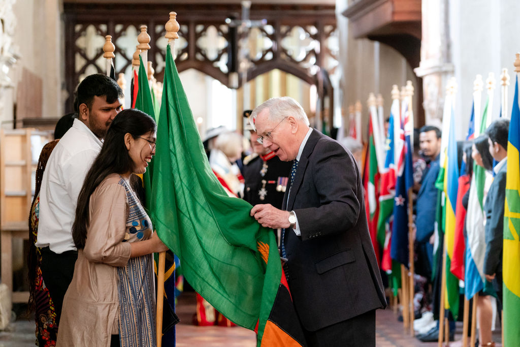 Celebrating the 75th anniversary of the Commonwealth at St Albans Cathedral. Photo: Stephanie Belton