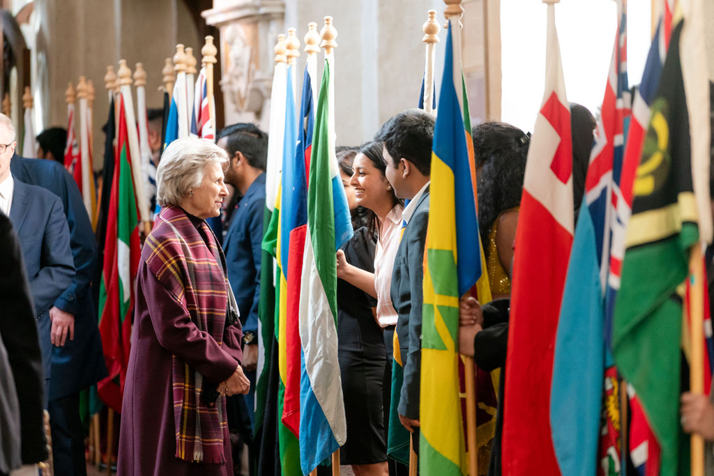 Celebrating the 75th anniversary of the Commonwealth at St Albans Cathedral. Photo: Stephanie Belton