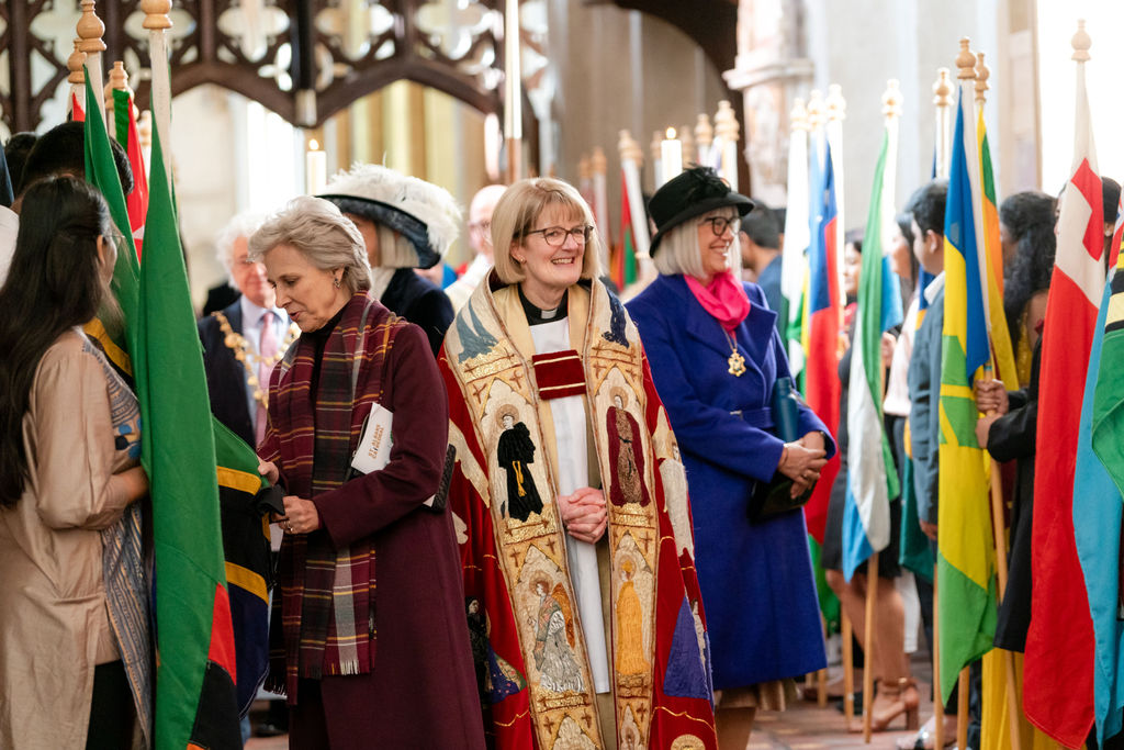 Celebrating the 75th anniversary of the Commonwealth at St Albans Cathedral. Photo: Stephanie Belton