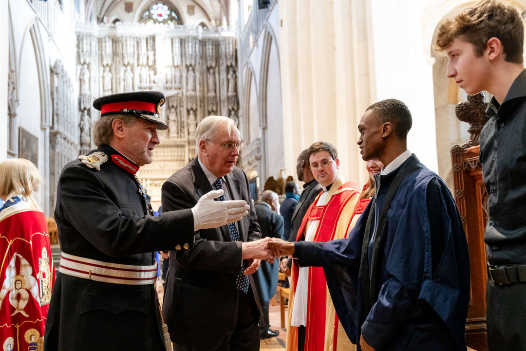 Celebrating the 75th anniversary of the Commonwealth at St Albans Cathedral. Photo: Stephanie Belton