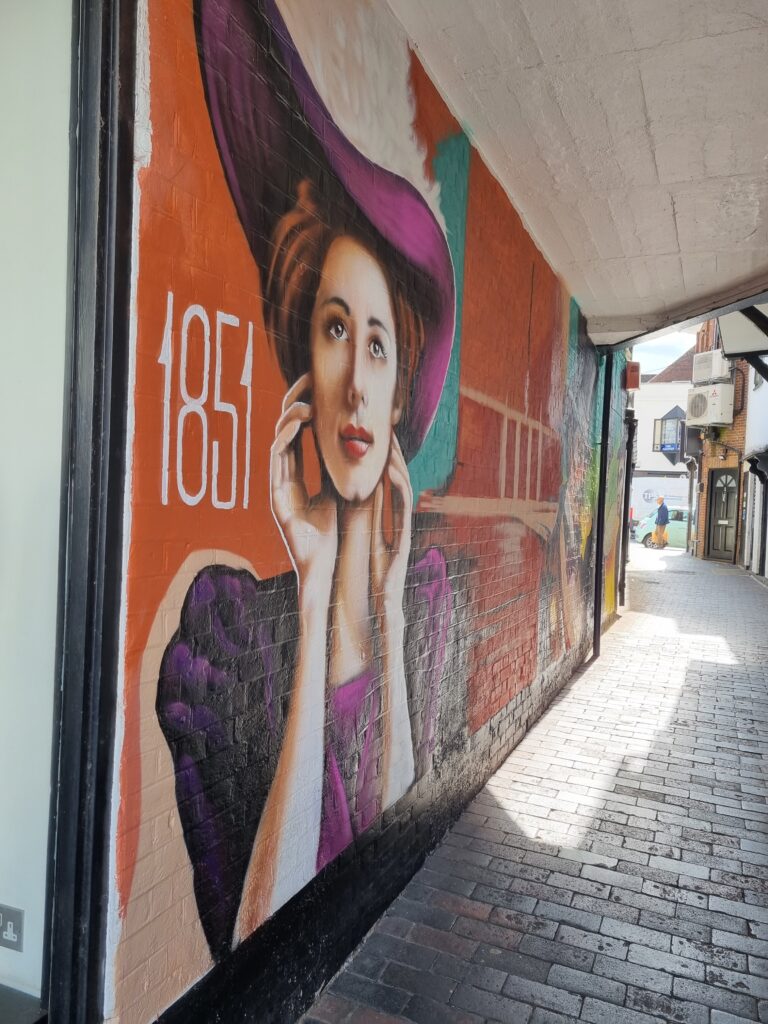The mural in Sovereign Way.