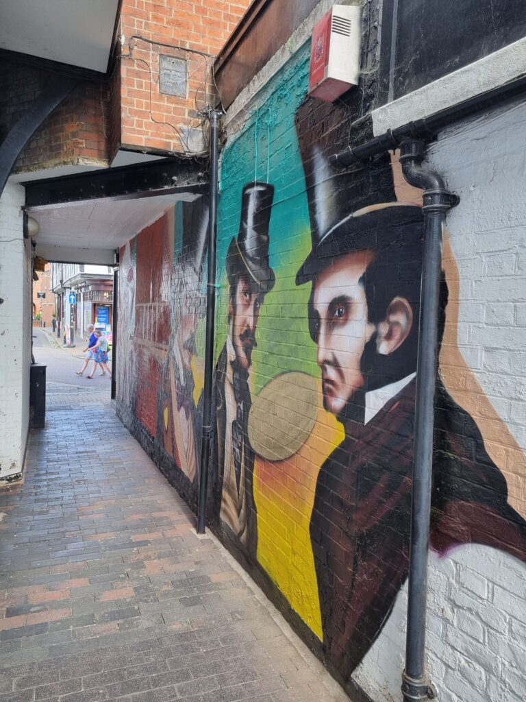 The mural in Sovereign Way.